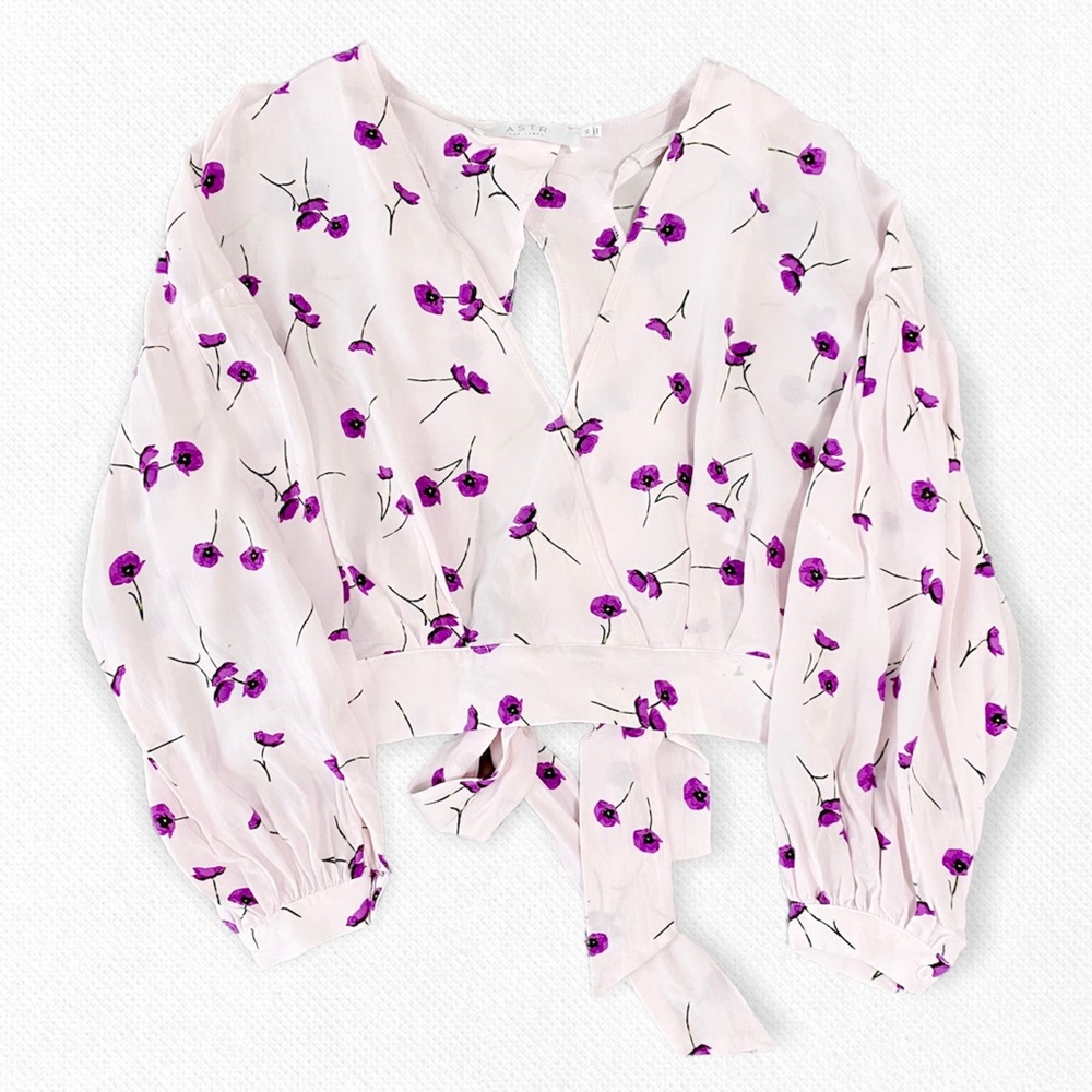 🌷ASTR the Label Jaise poppy floral top